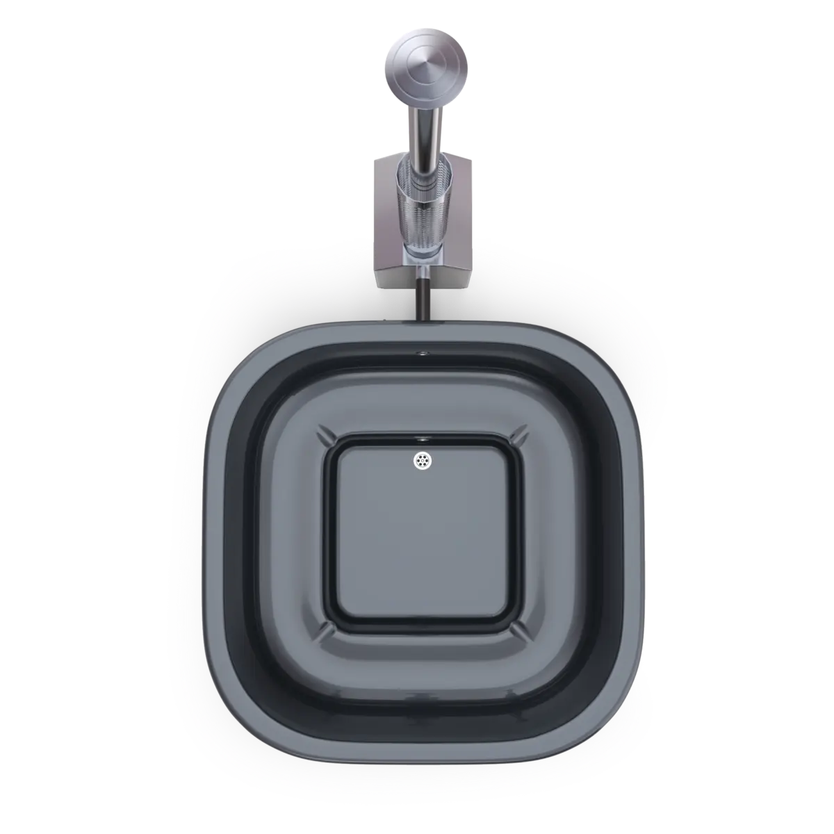 Metalická sivá – akrylátová vložka Quadro External