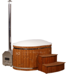 Dřevěná koupací vana na zahradu