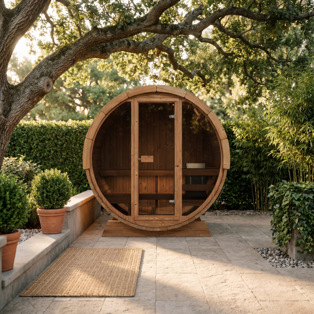 Sauna Mini s celopreskleným čelom
