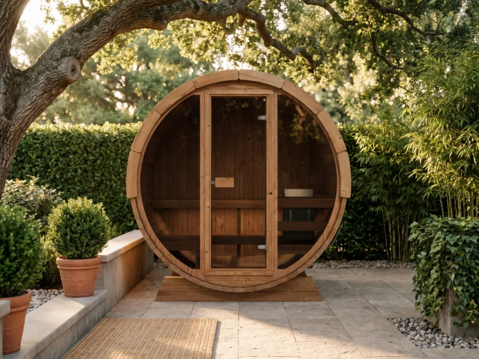 Kompaktná záhradná Sauna Mini pre dve osoby