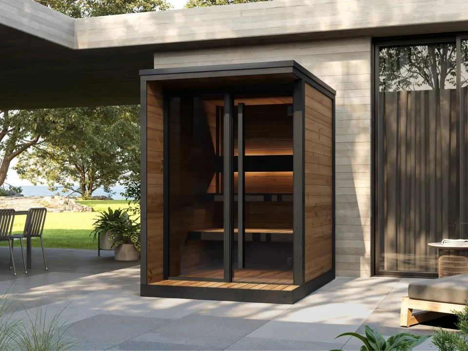 Sauna Vista z ThermoWoodu – vizualizácia
